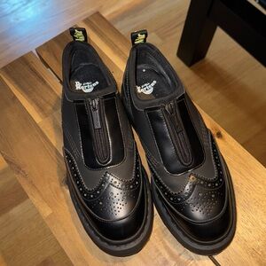 Dr. Martens zip wingtip oxford loafers